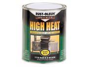 Rustoleum 7778 502 High Heat Oil Based Enamel Grill Paint Black 1 Quart