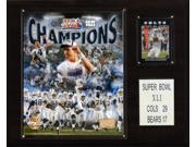 C and I Collectables 1215SB41 NFL Colts Super Bowl XLI Champions Plaque