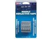 Incom Manufacturing RE802 1 1 2 Inch X 4 Foot Silver Highly Reflective Tape