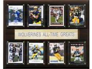 C and I Collectables 1215ATGMICH NCAA Football Michigan Wolverines All Time Grea