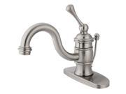 Kingston Brass KB3408BL Single Handle 4 Centerset Lavatory Faucet with Retail P