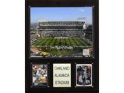 C and I Collectables 1215OAFBST NFL Oakland Alameda County Coliseum Stadium Plaq