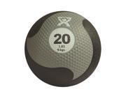 CanDo 10 3147 Firm Medicine Ball 11 Inch Diameter Silver 20 Lb.