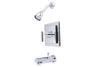 Kingston Brass KS8728CML Manhattan Double Handle Widespread Kitchen Faucet with