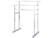 Kingston Brass SCC8241 Pedestal Steel Construction Towel Rack Polished Chrome