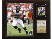 C and I Collectables 1215MTURNER NFL Michael Turner Atlanta Falcons Player Plaqu