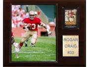 C and I Collectables 1215RCRAIG NFL Roger Craig San Francisco 49ers Player Plaqu