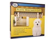 Four Paws Products Plastic Mesh Safety Gate 26 42 Inch 57130