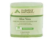 Clearly Natural 1170505 Bar Soap Aloe Vera 3Pk .75 oz