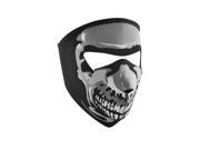 Zanheadgear WNFMS023G Full Mask Neoprene Small Glow in the Dark Chrome Skull