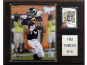 C and I Collectables 1215TEBOWDEN NFL Tim Tebow Denver Broncos Player Plaque