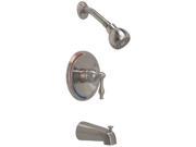 Premier 119274 Wellington Single Handle Ceramic Disc Tub And Shower Faucet Set