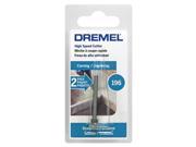 Dremel 196 2 7 32in High Speed Cutter Impeller Style Rotary Tool Bit 2 Count