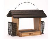 Natures Way Bird Prdts BWF19 Hopper Feeder With Suet Cages