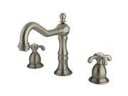 Kingston Brass KS1978TX Two Handle 8 to 14 Widespread Lavatory Faucet with Bra