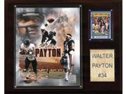 C and I Collectables 1215WPAYTON NFL Walter Payton Chicago Bears Player Plaque