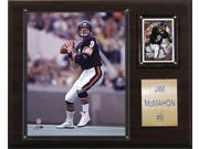 C and I Collectables 1215MCMAH NFL Jim McMahon Chicago Bears Player Plaque