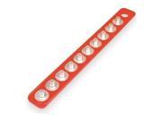 Triton Products 72403 Red Magnetic Socket Holder Strip