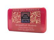 One With Nature 1153873 Triple Milled Soap Bar Grapefruit Guava 7 oz 200 g 7 oz