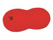 CanDo 30 1728 Inflatable Exercise Saddle Roll Red 28 Inch H x 47 Inch L