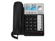 ATT ML17929 2 Line Speaker Phone w CID Corded Black Silver