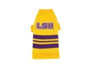 Pets First 302671 LSU Tigers Dog Sweater Large