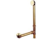 Kingston Brass PDLL3162 16 Tub Waste Overflow with Lift and Lock Drain Polis