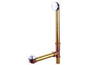 Kingston Brass PDLL3161 16 Tub Waste Overflow with Lift and Lock Drain Chrom