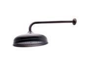 Kingston Brass K225K15 Kingston Brass K225K15 10 in. Shower Head with 17 in. Shower Arm Oil Rubbed Bronze