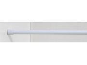 Carnation Home Fashions TSR 21 Steel Shower Curtain Tension Rod In White Adjusta