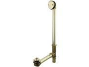 Kingston Brass PDLL3182 18in Tub Waste and Overflow with Lift and Lock Drain Pol