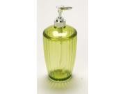 Carnation Home Fashions BA APR LO 73 Ribbed Acrylic Lotion Pump In Palm Green
