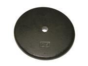 CanDo 10 0606 Iron Disc Weight Plate 25 Lb.