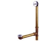 Kingston Brass PDTL1161 16 Trip Lever Waste Overflow with Grid Chrome