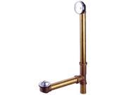 Kingston Brass PDLL3181 18 Tub Waste Overflow with Lift and Lock Drain Chrom