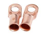 Forney 60096 Copper Cable Lugs Number 1 0 Cable with 3 8 Inch Stud Size 2 Pack