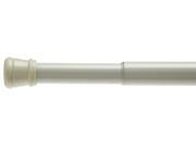 Carnation Home Fashions TSR 15 Steel Shower Curtain Tension Rod In Bone Adjustab