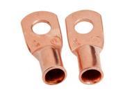 Forney 60091 Copper Cable Lugs Number 6 Cable with 1 4 Inch Stud Size 2 Pack