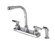 Hardware House Plumbing 12 1927 Ch Kit Faucet W Spray 2 Handle Plastic Deco 8236