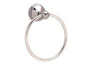 Design House 532895 Allante Towel Ring Polished Chrome Finish 532895