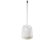 Carnation Home Fashions BA ASR BB 26 Ribbed Acrylic Toilet Bowl Brush In Clear