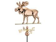 Good Directions 9557P Moose Weathervane Polished Copper