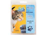 Soft Claws ZX249 120 283 Feline Nail Caps M Red