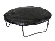 10 Trampoline Protection Cover Weather Rain Cover Fits for 10 FT. Round Trampoline Frames Black