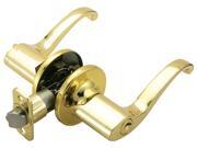 Design House 741033 Scroll Universal Latch Entry Door Handle, Adjustable Backset, Polished Brass Finish - 741033 Design House 741033 Scroll Universal Latch Entry Door Handle, Adjustable Backset, Polished Brass Finish - 741033