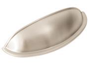 Design House 203893 West Side Cabinet and Drawer Pull Cup Handle Satin Nickel Finish 203893