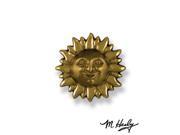 Michael Healy Designs MHR24 Smiling Sunface Doorbell Ringer Brass
