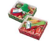 Grriggles US8914 83 Holiday Hound Gift Set 4 Pack Red
