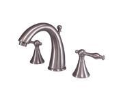 Kingston Brass KS2978NL Two Handle 8 to 16 Widespread Lavatory Faucet with Bra