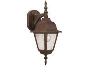 Design House 511469 Maple Street Outdoor Downlight 6 Inch by 17 Inch Washed Copper Die Cast Aluminum Finish 511469